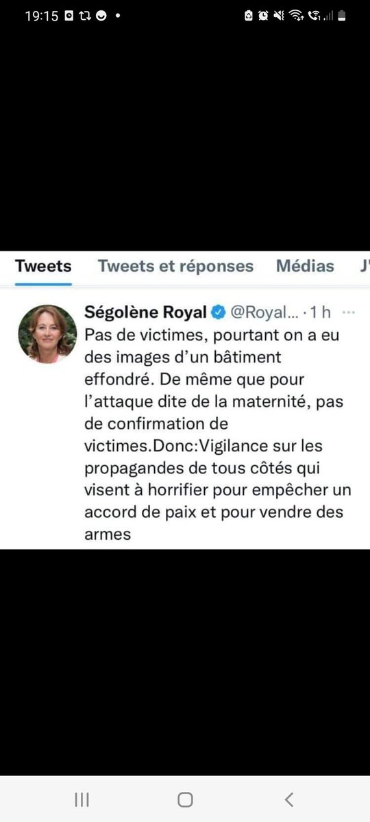al_bonnel's tweet photo. Enfin une parole qui fait sens. 
Merci Madame @RoyalSegolene https://t.co/YwIE1RTi3w