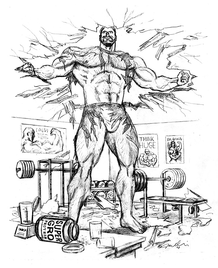 JeffJ_toons's tweet photo. I found the originals of some of the early Muscle Studio art. Here's the beginning of an early macro saga, without the watermark through it (still on JMS site.) https://t.co/hVhwN138bp #giants #macrophile #macromuscle #macrogrowth https://t.co/w2w5ApA4Og