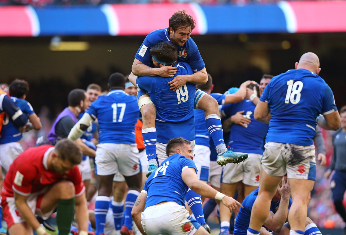 🔵 #Italrugby

Le dichiarazioni nella conferenza stampa dopo #WALvITA ➡ tinyurl.com/2vubd764

Il CT Kieran #Crowley:
✍️ Sono felicissimo per i ragazzi, si sono meritati la vittoria. Questo gruppo ha lavorato tantissimo e con una dedizione assoluta per tutto il Torneo