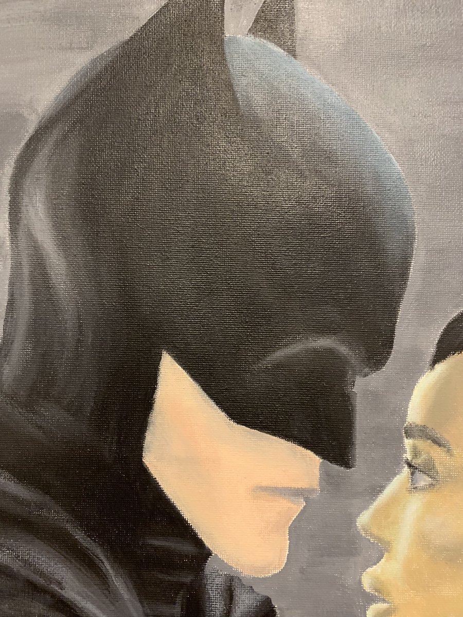 simacreates's tweet photo. The Bat and The Cat acrylic painting 

#thebatman #catwoman #dc #painting #art #artist #artwork #drawing #illustration #artistsoninstagram #paint #sketch #artoftheday #instaart #arte #watercolor #acrylicpainting #draw #digitalart #design #artgallery #paintings #portrait #fineart https://t.co/abkveX7wfm