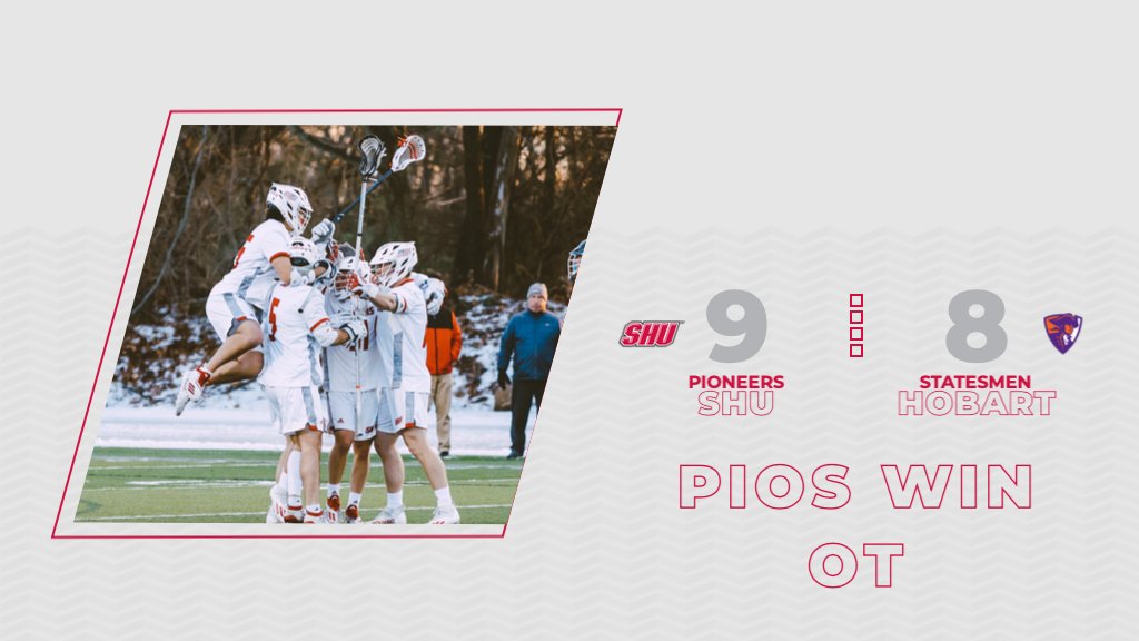 sacredheartmlax's tweet image. PIOS WIN!

SHU comes from behind in an OT thriller!

First win over the Statesmen since 2017!
