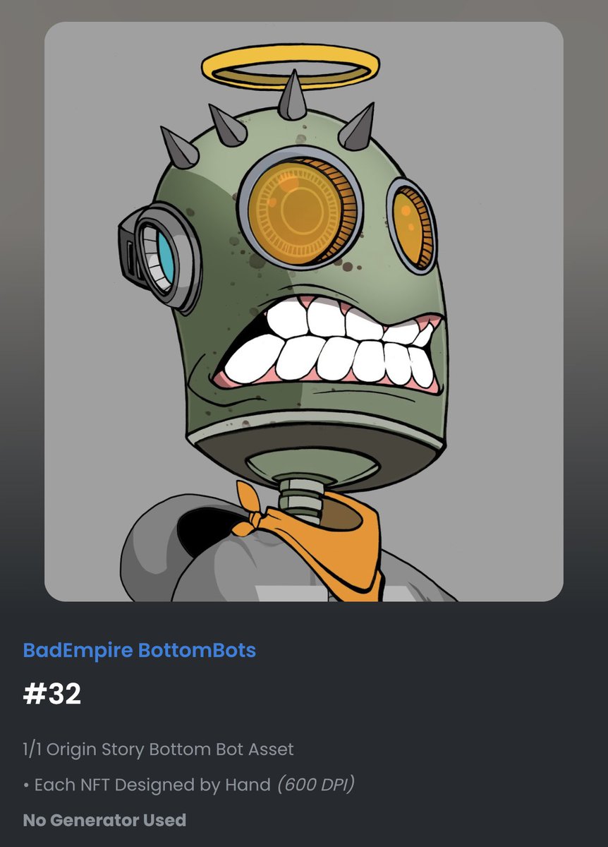 Funee_Munee's tweet photo. #32 #BottomBot #FanFavorite !!!
The Origin Story … https://t.co/yBqZLQEZkr