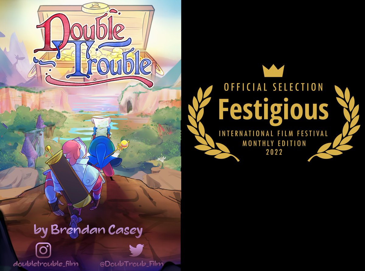 🎉 First Festival Acceptance 🎉

Double Trouble has been accepted to the <a href="/festigious/">Festigious</a> international film festival! 

#shortfilm #animation #3Danimation