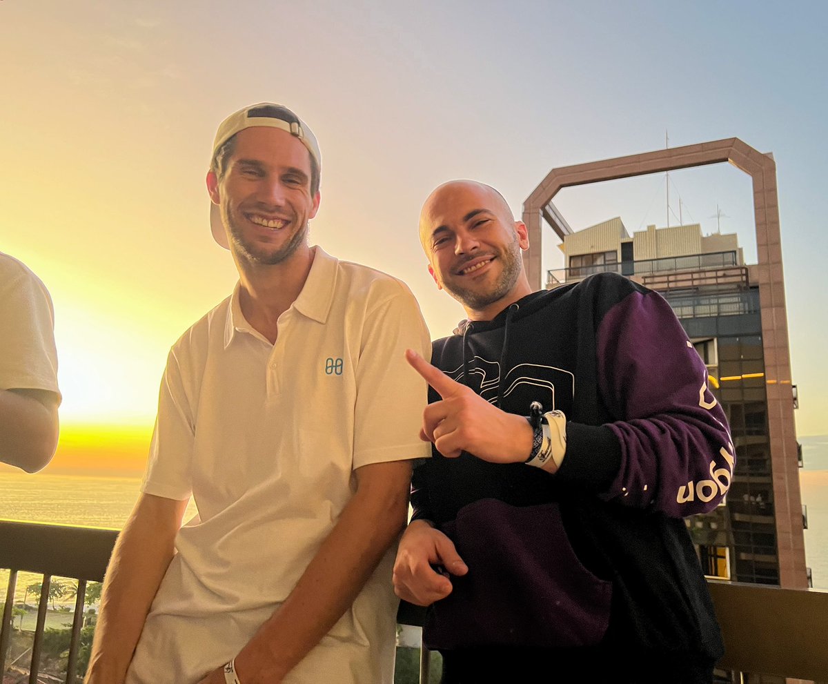 POAP of staying up until 9 am every single day in Rio 😴🌅 this duo couldn’t be split up @ArtXXone