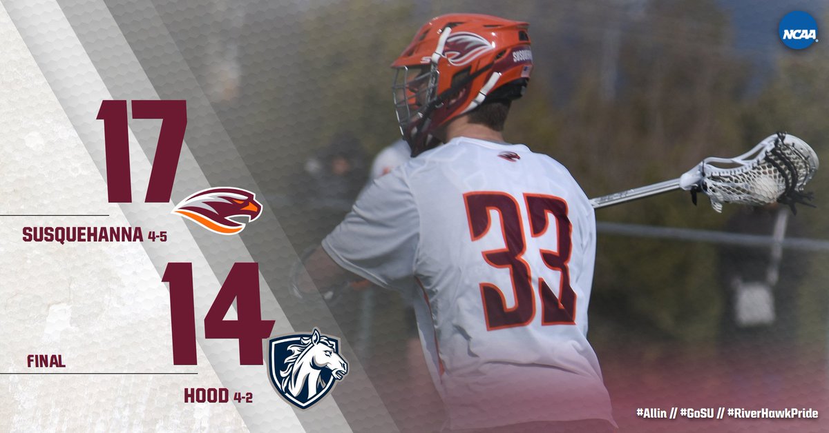 GOSusqU's tweet photo. MLAX | TWO IN A ROW!!
How about #SUMLAX, as nine players score in SU's second consecutive win!! Great job boys!
Back at it on Tuesday at Virginia Wesleyan!
#AllIn // #GoSU // #RiverHawkPride https://t.co/bKj7D6yPPC