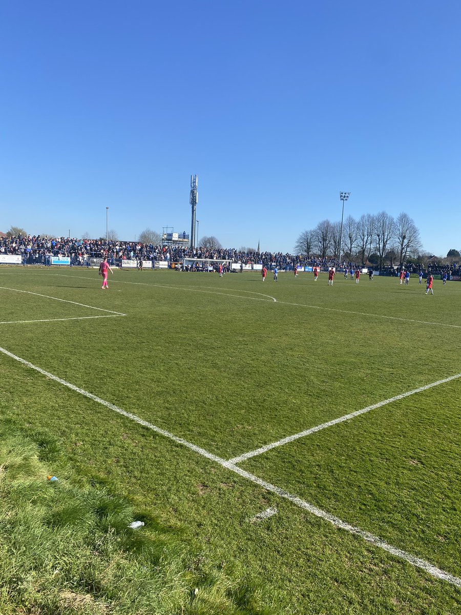 Lovely afternoon at <a href="/halesowentownfc/">Halesowen Town FC</a>. Lovely ground with one hell of a queue for the bar! Great win for <a href="/ChasetownFC1954/">Chasetown FC</a> thoroughly deserved against a Halesowen side that could be best described as “lacklustre”