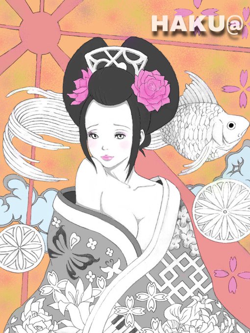 花魁のtwitterイラスト検索結果