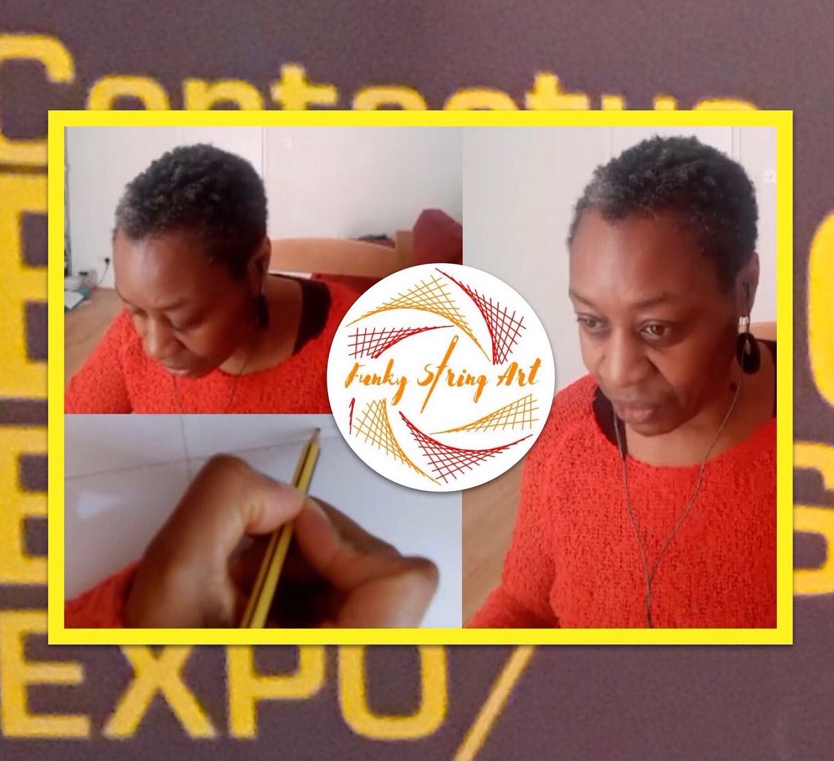EalingBizExpo's tweet photo. **EalingBizExpo sessions**

#Day1 #Session7
#LetsMakeSomething

We had a change of pace one-third of the way into #EalingBizExpo2022, with a quiet creative session led by Laurie @funkystringart 

View full 26min video: https://t.co/L3wvsXb9Ge

More info: https://t.co/WYQG86U8oz https://t.co/Pa8SMnQBpP
