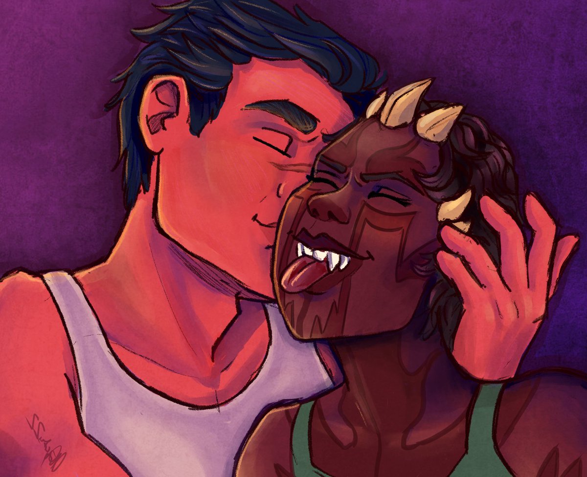 Eve_Draws's tweet photo. My commission queue is almost done, and I'm gonna need to refill my gas tank soon, so if anyone wants to get some personalized art now would be a great time to order! 😅 Examples: (base price for headshots $ 15) https://t.co/CJ72AQePJ8