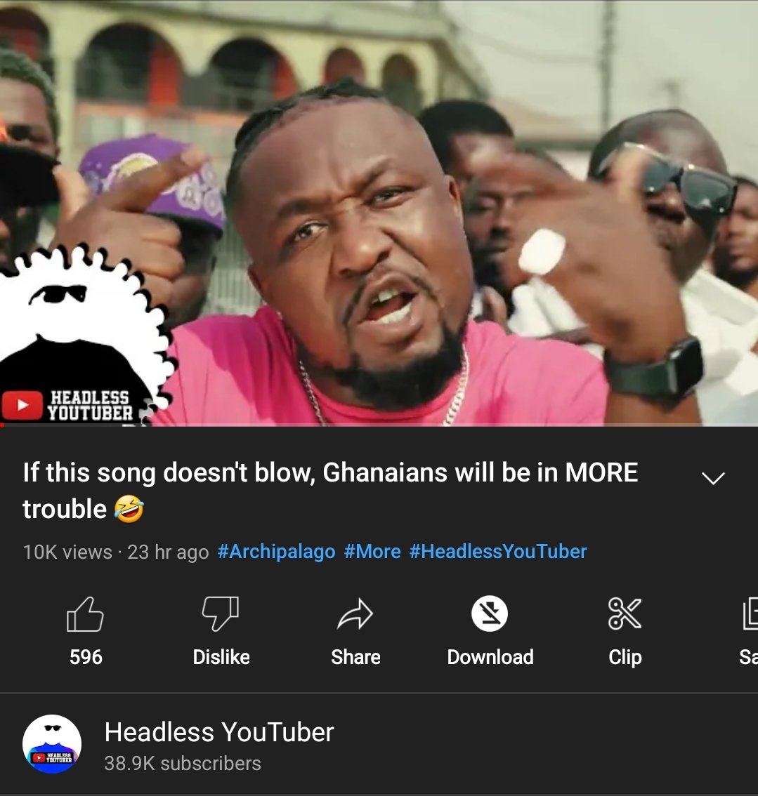 10,000+ people  have watched my reaction to @archipalagodb &amp; <a href="/laxiobeats/">MmmLaxioBeat</a>'s MORE in less than 24hours. I've played my part. 🤝🏻

Link: youtu.be/fAY-kUzwyD4