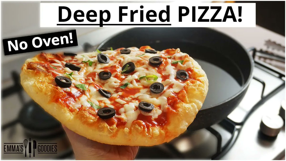 New video just went live! Easy &amp; Authentic Italian Deep Fried Pizza!! Once you try this you'll be making this every week!!😍🍕🙌🏻youtu.be/GwN2SzNlzqI