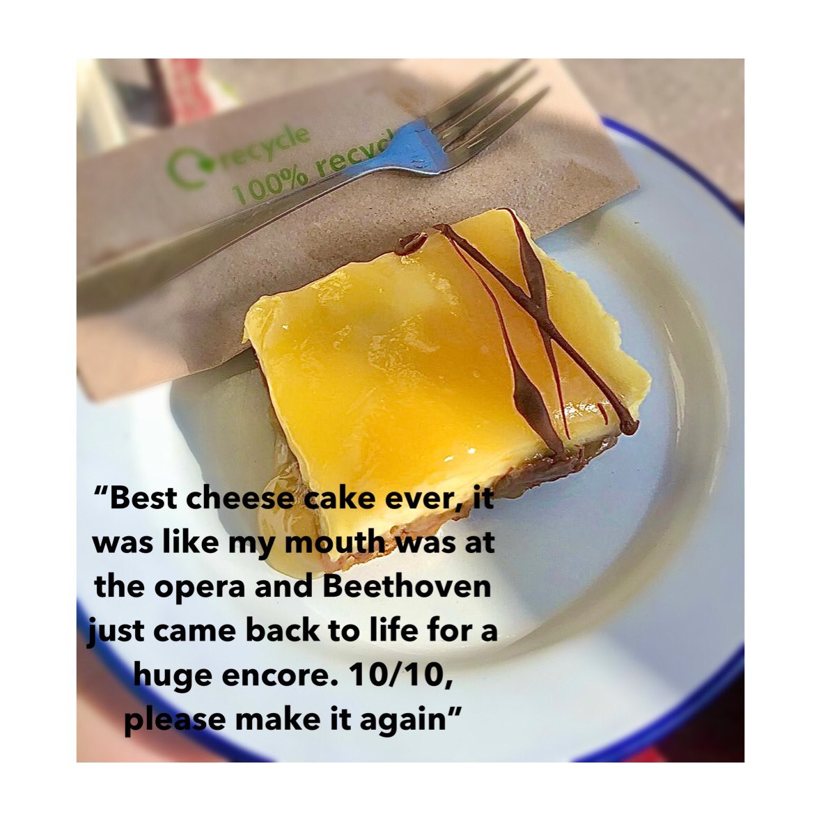 theliftcafe's tweet photo. What a review! Lemon curd and ginger nut cheesecakes on the counter today. Gotta be quick…! #cheesecake #folkestone #folkestonefood #theliftcafe #theleaslift #folkestoneseafront #lowerleascoastalpark https://t.co/fgv672umNM