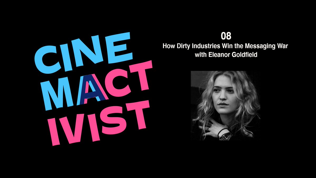 cinemactivist's tweet photo. This is clip from our full conversation. Support CINEMACTIVIST by becoming a Patron at https://t.co/tzsYPQWdRN
In this episode, Part 1 of my conversation with filmmaker, podcaster, journalist, musician, all-around creative radical, Eleanor Goldfield. 

https://t.co/XfpEWgEvnK https://t.co/yhN3LfEdD2