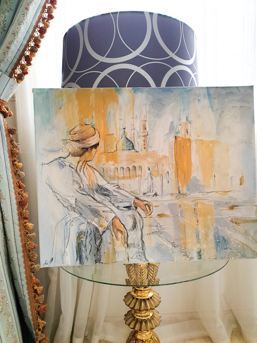AomFarida's tweet photo. Finally, I have finished this beautiful artpiece, close to my heart. Just in right time, before Holy Month of Ramadan...
My Al - Madinah 🤲
#oilpainting #المدينة_المنورة  #painting #iliustration #لوحة https://t.co/TiGQzlo8Ci