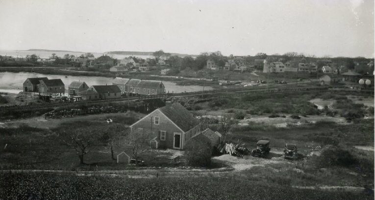 petermarteka's tweet photo. I’ve always been fascinated with ruins. Here’s what is left of the old Duck Creek train trestle that once took the Old Colony Railroad north to Provincetown and how it looked back in the day. #Wellfleet https://t.co/5r9pnoIDpZ