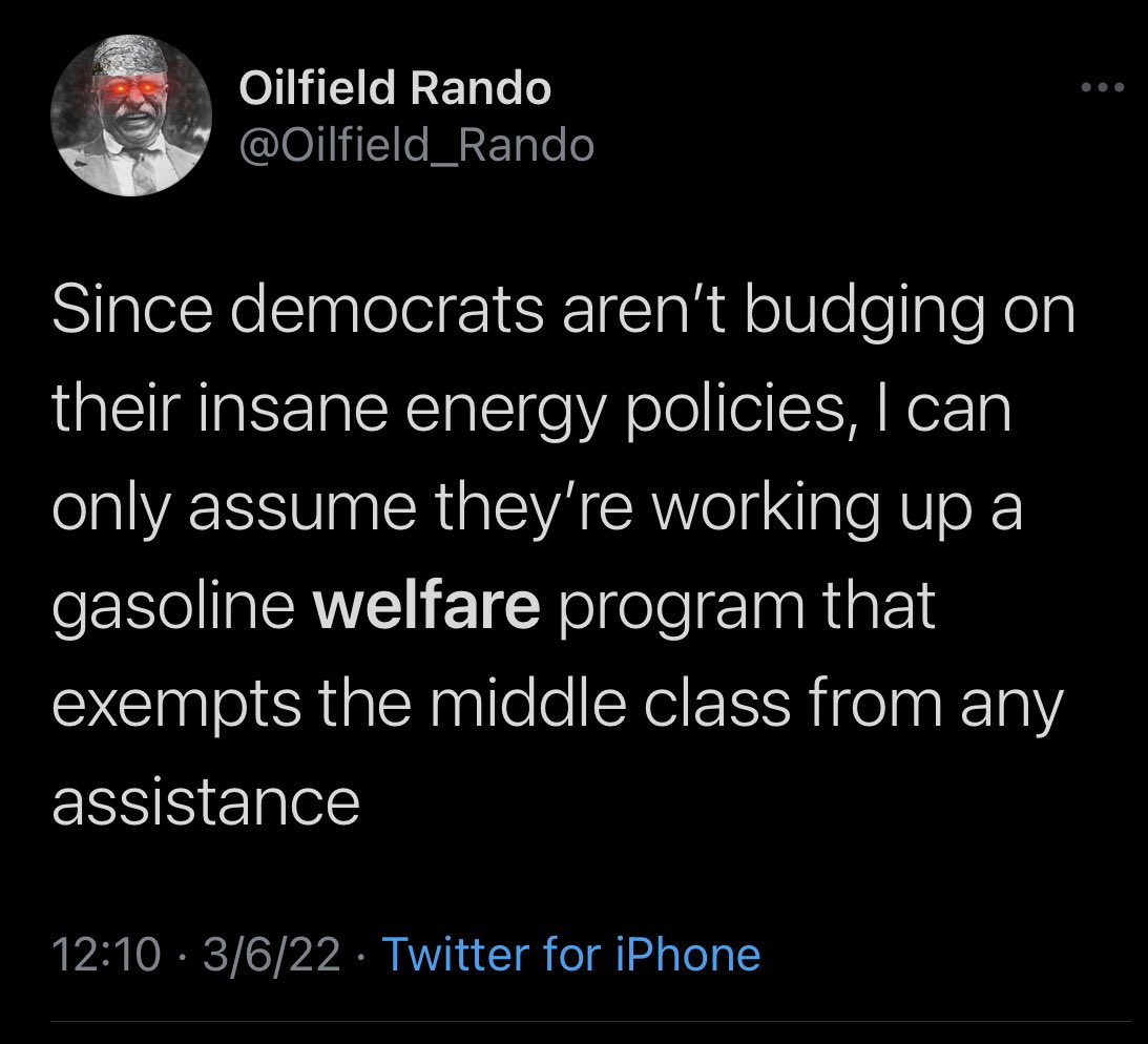 Oilfield Rando on Twitter: "Most predictable people on the planet https ...