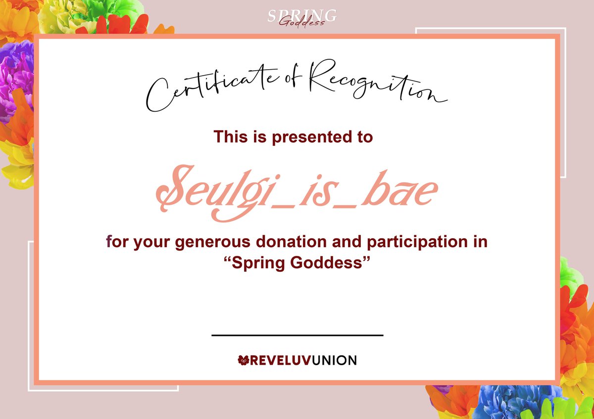 Seulgipromot3r's tweet photo. Anything for my cake girls! 
💗💛💙💚💜

 If you are able to donate please do! @RVsmtown
#RVU_SpringGoddess @reveluvunion https://t.co/tgTJ7P8jgk