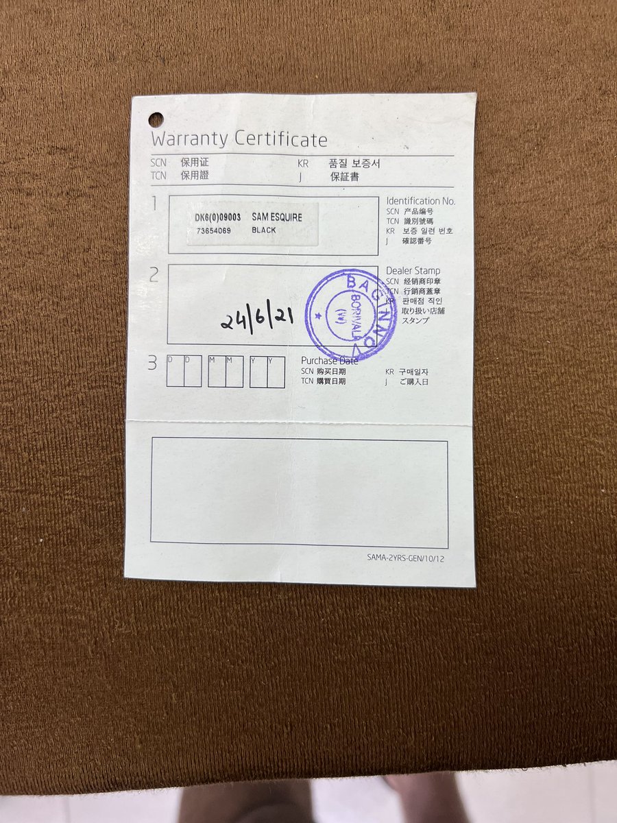 Sandeep16Sj's tweet photo. I purchase this bag. Due to some product defects. The bag is exchangeable under warranty. But now they don’t have same bag and telling me buy other samsonite bag which i didnt like. This is not a way to treat after purchases @MySamsonite @SamsoniteIndia @baginnov https://t.co/f4ct5UNAmb