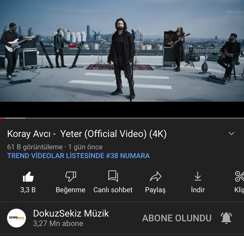 humourofka's tweet photo. “Yeter” Trend Videolar 
Listesinde 3️���8️⃣ Numara 🥳 #yeter
 @AVCIKORAY #humourofkorayavcı 
🎞 https://t.co/H29LBWniPC 🎞 https://t.co/OgN60CBnA7