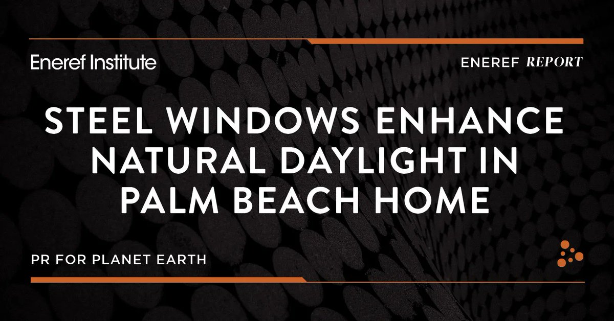 Eneref's tweet image. With its laid-back affluence and gorgeous architecture, it’s no surprise that Palm Beach is home to top-of-the-line sustainable design. An #EnerefReport showcases earth-friendly windows in the home of designer Lillian Fernandez. #CodeForClimate bit.ly/eneref_lillian