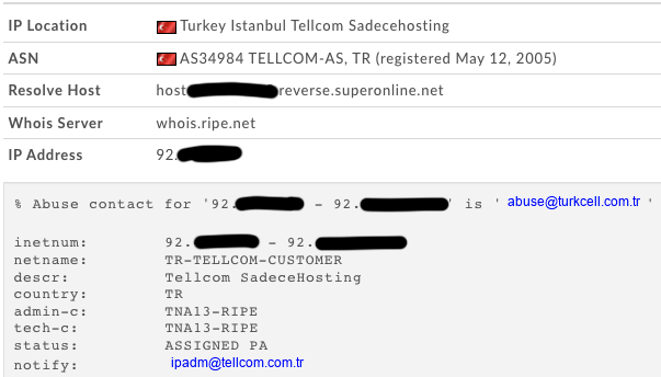 Sunucularınızın birisinde Log4j açığı tetikleniyor <a href="/Turkcell/">TURKCELL</a> , ilgili kişiye iletecek misiniz?