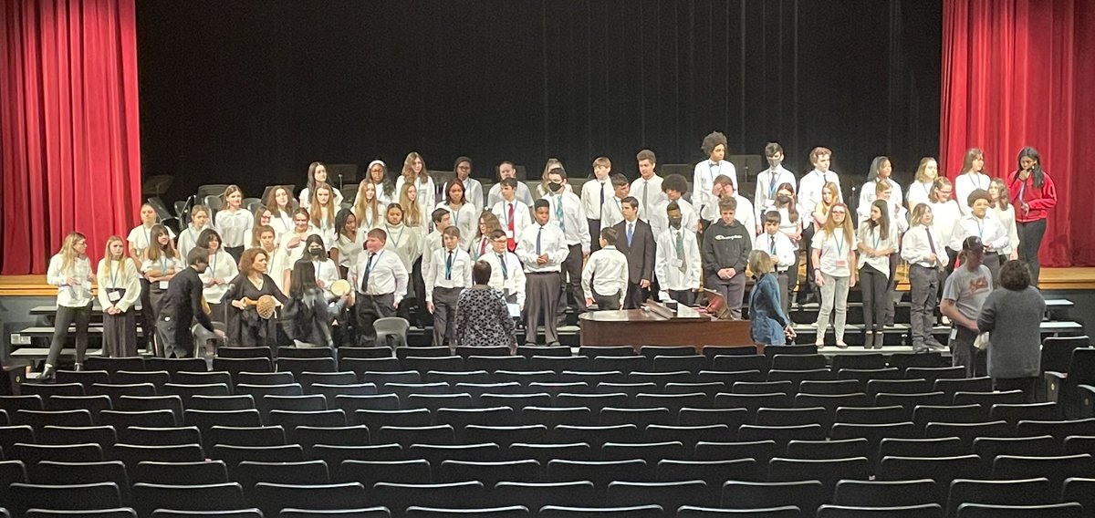 SATB NORTH dress rehearsal