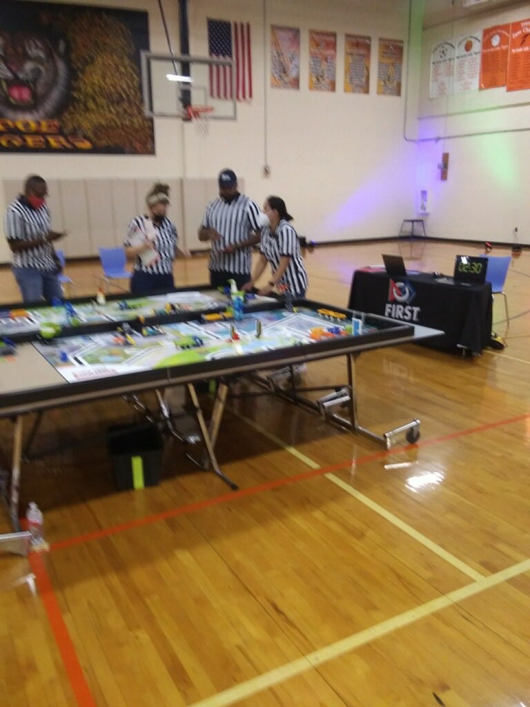 ywoods's tweet image. FLL Qualifier at Edgar Allan Poe Middle School-welcome back SAISD! #FIRSTinTexas