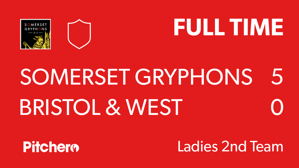 FULL TIME: Somerset Gryphons 2 5 - 0 Bristol &amp; West Jaspers 4
#SOMBRI #Pitchero
somersetgryphonshockey.club/teams/179136/m…