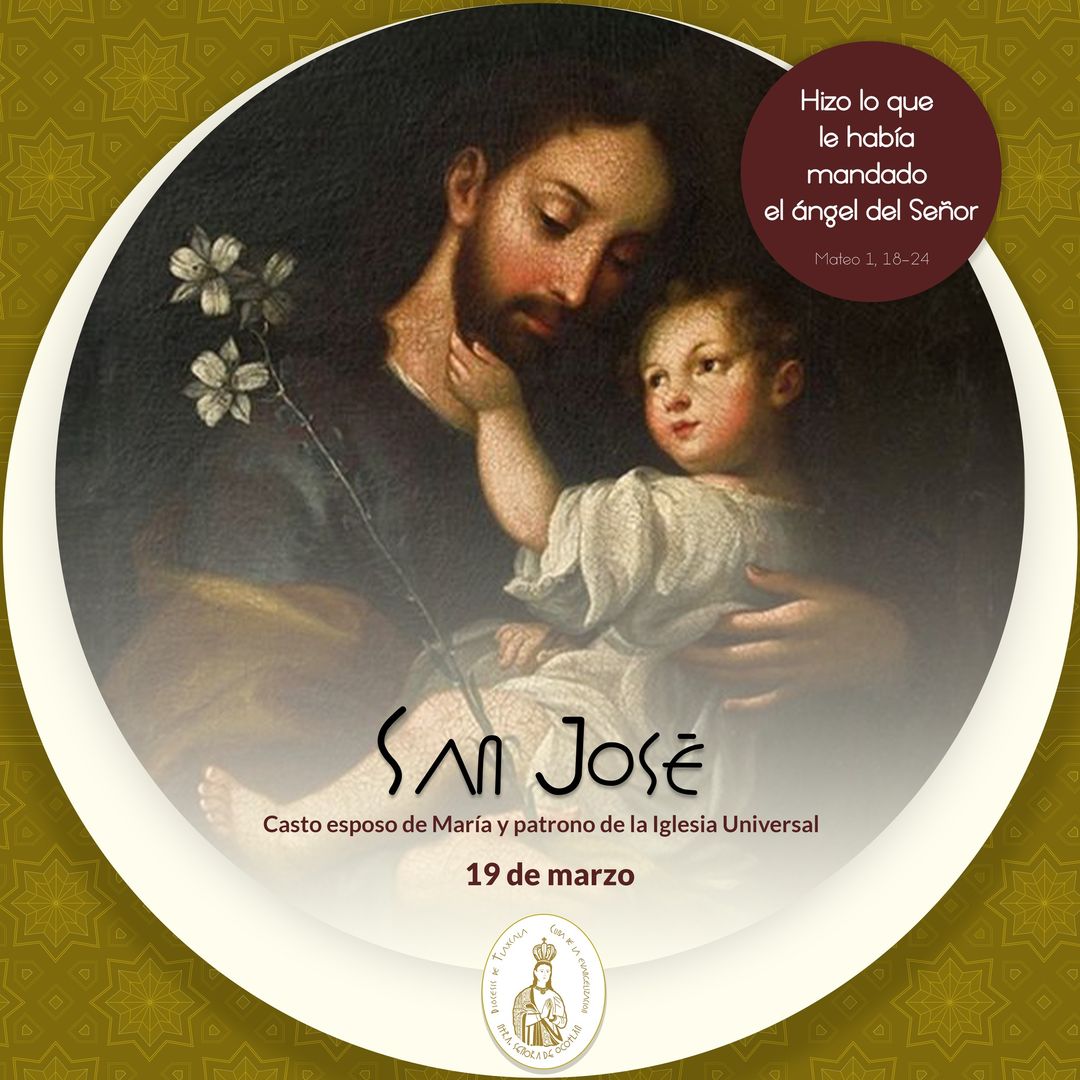 𝟭𝟵 𝗱𝗲 𝗺𝗮𝗿𝘇𝗼 | 𝗦𝗮𝗻 𝗝𝗼𝘀𝗲́
𝘊𝘢𝘴𝘵𝘰 𝘦𝘴𝘱𝘰𝘴𝘰 𝘥𝘦 𝘔𝘢𝘳𝘪́𝘢 𝘺 𝘱𝘢𝘵𝘳𝘰𝘯𝘰 𝘥𝘦 𝘭𝘢 𝘐𝘨𝘭𝘦𝘴𝘪𝘢 𝘜𝘯𝘪𝘷𝘦𝘳𝘴𝘢𝘭