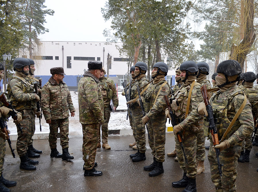 wwwmodgovaz's tweet photo. The #FirstDeputyMinisterofDefense - Chief of the General Staff of the Azerbaijan Army, Colonel General Karim Valiyev visited the units stationed in #Shusha and #Hadrut to conduct a sudden inspection of combat readiness. https://t.co/608HKHoHHU
