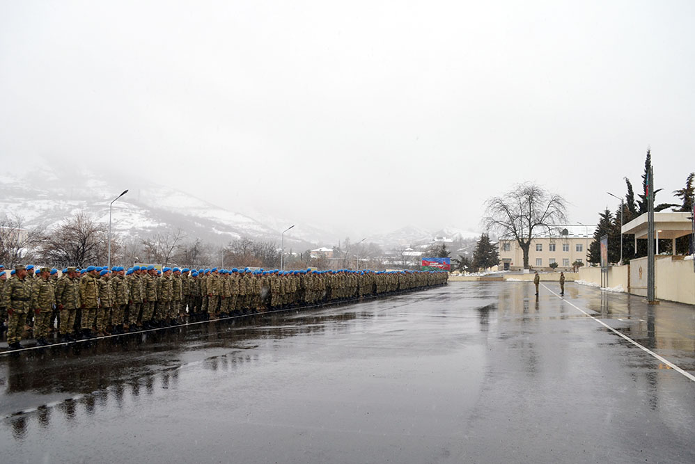 wwwmodgovaz's tweet photo. The #FirstDeputyMinisterofDefense - Chief of the General Staff of the Azerbaijan Army, Colonel General Karim Valiyev visited the units stationed in #Shusha and #Hadrut to conduct a sudden inspection of combat readiness. https://t.co/608HKHoHHU