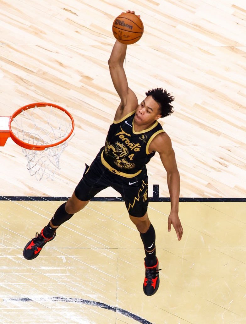 Scottie Barnes' performance over his last 11 games, with a notable increase in points per game