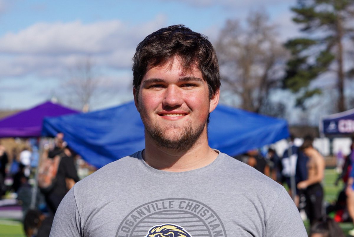 LCALionsSports's tweet photo. Senior Oliver Buckner set a school record in the shot put at the Trinity Invitational, throwing 35’10” #onelion https://t.co/s9hWK9smYC