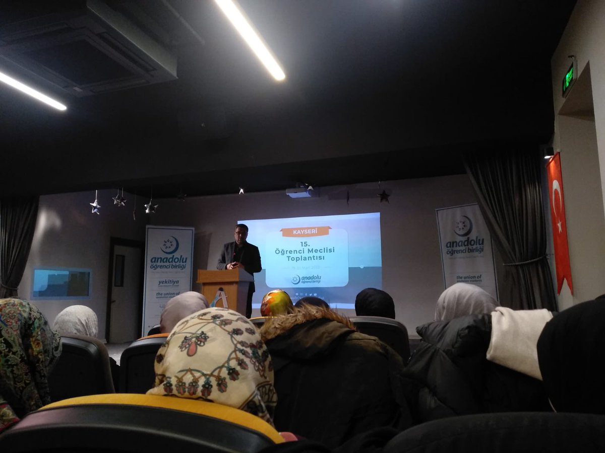 Kayseri 15. Öğrenci Meclisi Toplantısına Aöb Osmaniye olarak biz de katıldık.