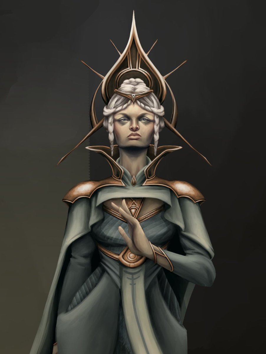 a_maizeing's tweet photo. Queen/empress I painted for an online workshop assignment
#conceptart #fantasyart https://t.co/pBGrN9A7zK