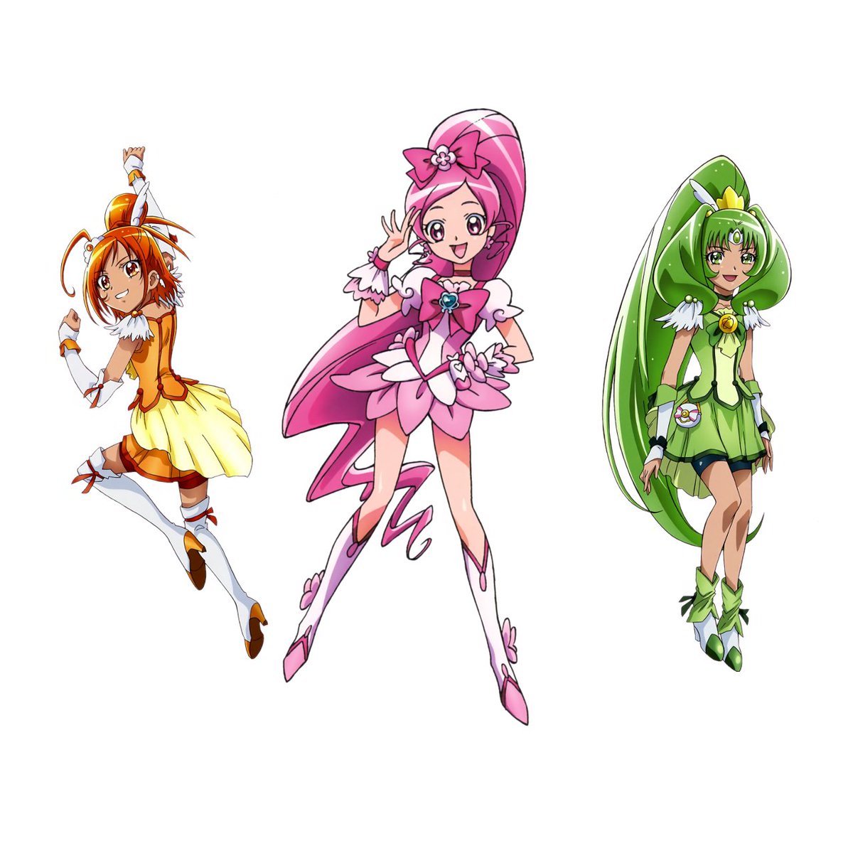 KuroYami on X: Glitter Force wallpaper edit #Precure   / X