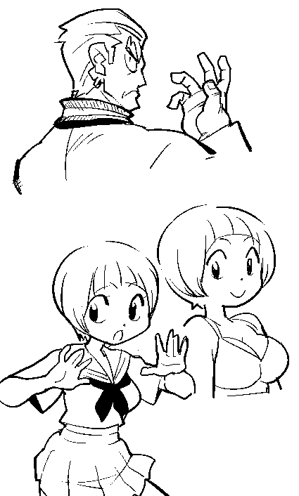 [R-18] キルラキルらくがき #キルラキル #纏流子 #満艦飾マコ #蟇郡苛 #蟇マコ https://t.co/KF9q6VrDyp 