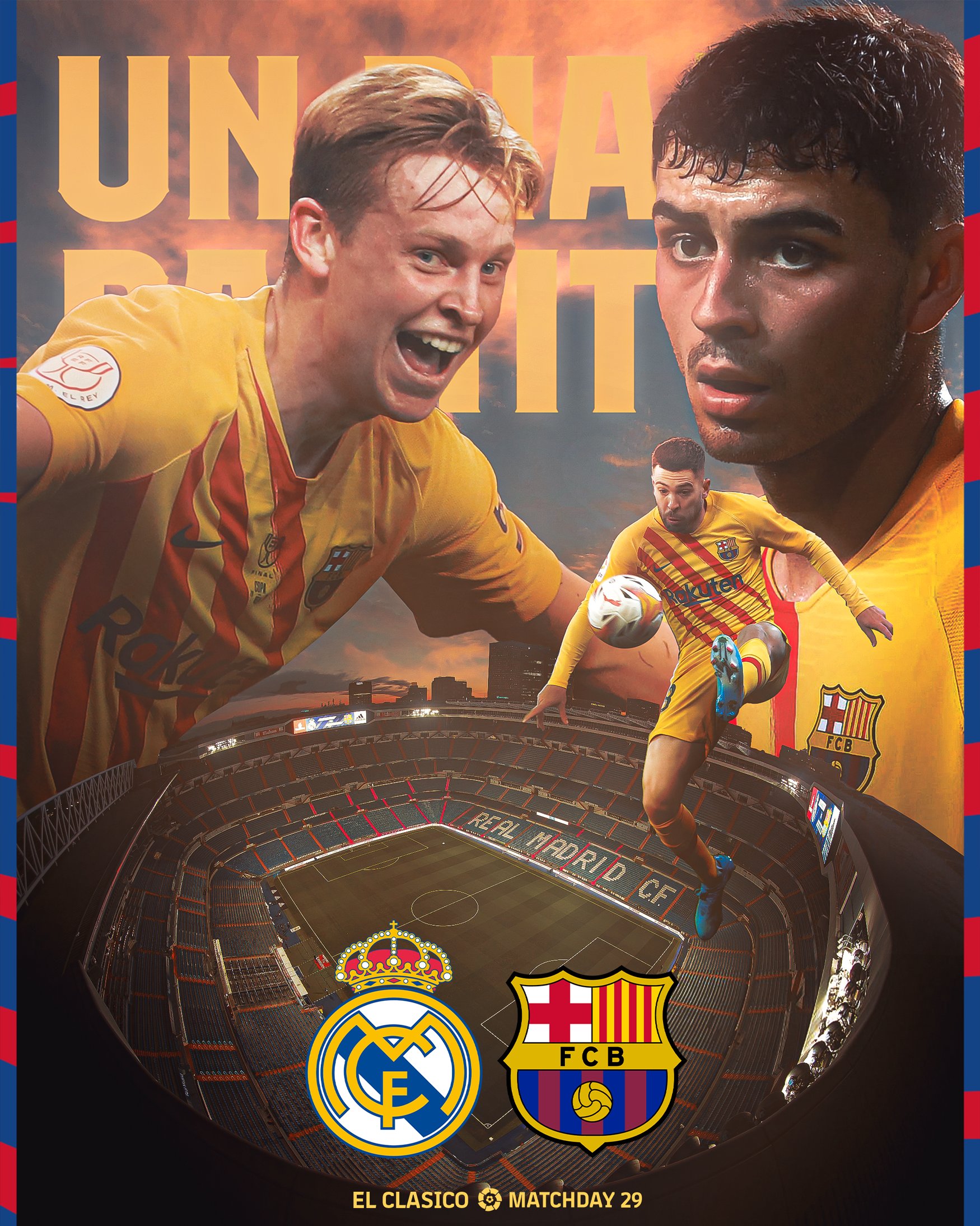 Barcelona'nın Real Madrid Maçı İçin Hazırladığı Görsel