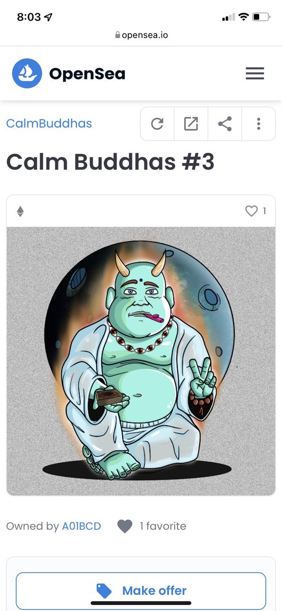 calmbuddhas's tweet photo. Go check out the @kishimotoinu Beta 3D #NFTMarketplace!!! 

Go check it out give them feedback and oh yeah go buy a #calmbuddhas #NFT in the Store #Kishimoto #CB 

#mayc #BAYC #$APE #APECOIN #APE #AAPES #GACC #MACC #serenity #NFTdrop #0xApes #apefollowape #APENFT https://t.co/niln92CIOw