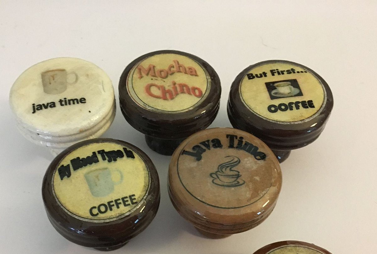 ruralgals's tweet image. 🐣. Offer Xtras! Knobs for Coffee Lovers, Decorative Pulls, Kitchen Cabinet Hardware, Coffee Shop, Barista Mocha Espresso Java, Coffee Gift for $19.96 #HomeDecor #CustomKnobs