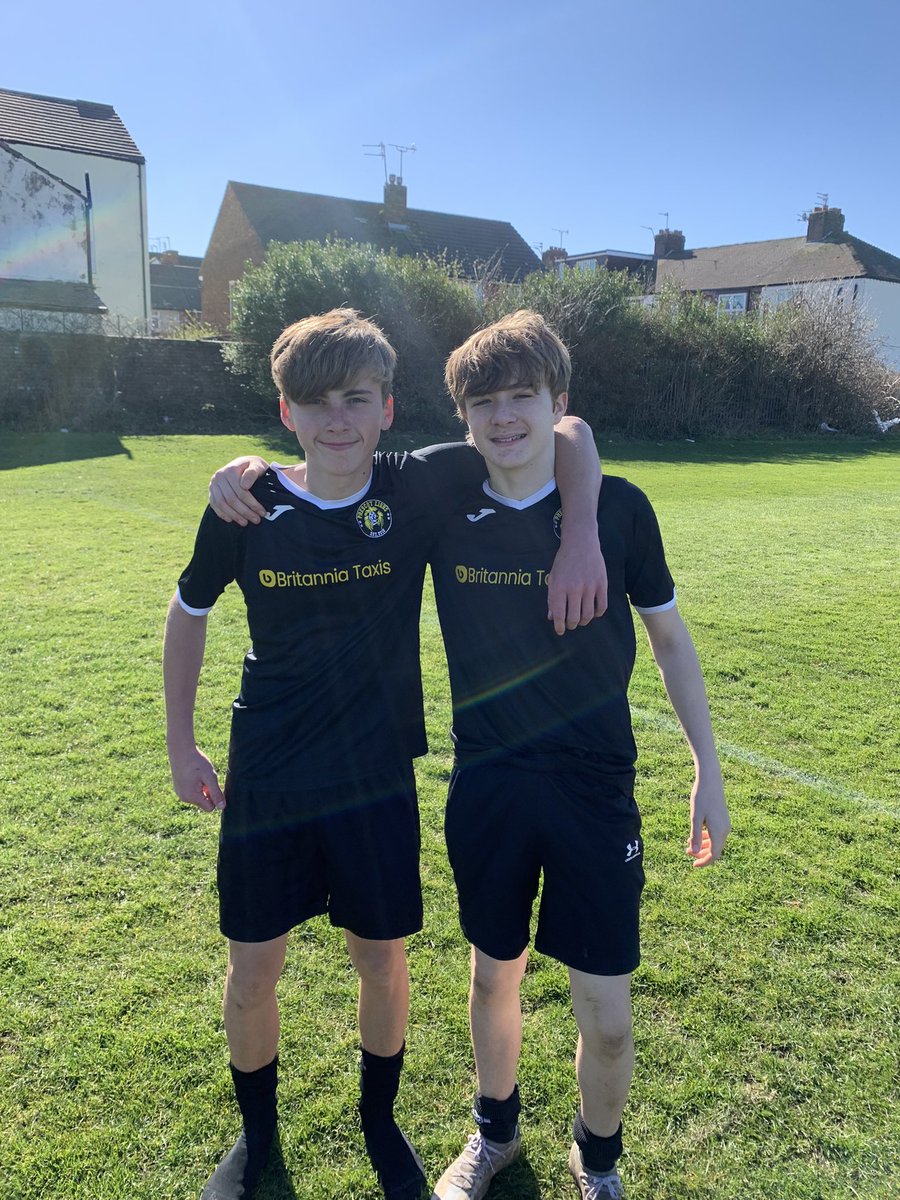 MOTM today was a good joint effort from Harvey and JT… Both played strong throughout and good goals from each of them, well done boys 💪🏻⚽️<a href="/BritanniaTaxis_/">Britannia Taxis</a>