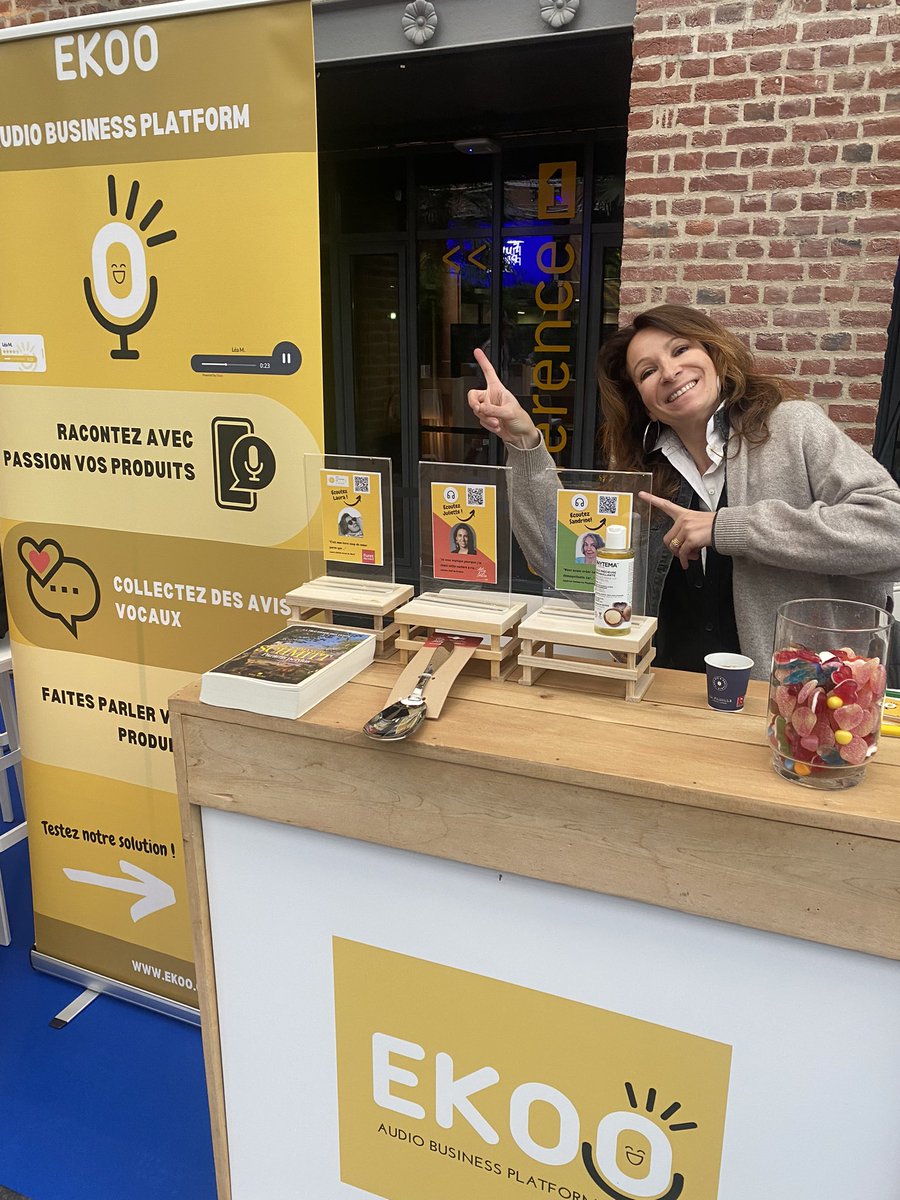 EKOO_audio's tweet photo. This week we were at @euratechnologie #frenchstartup #voicetech https://t.co/rswSMSMbFe