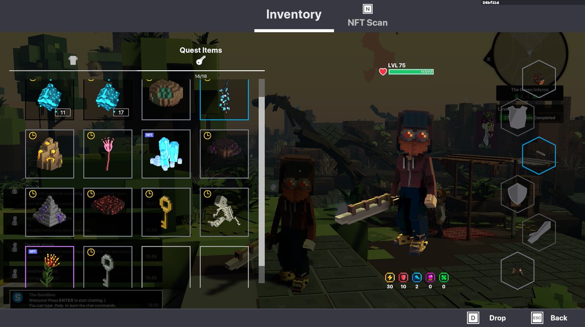 czemonik's tweet photo. @TheSandboxGame I just participated in the daily #SandboxAlphaS2Contest for a chance to earn up to 1,000 $SAND! Starting March 19 - Gather the equipment. Check out my screenshot below!
👇 #SandboxAlphaS2 https://t.co/UZrAoMLiTT