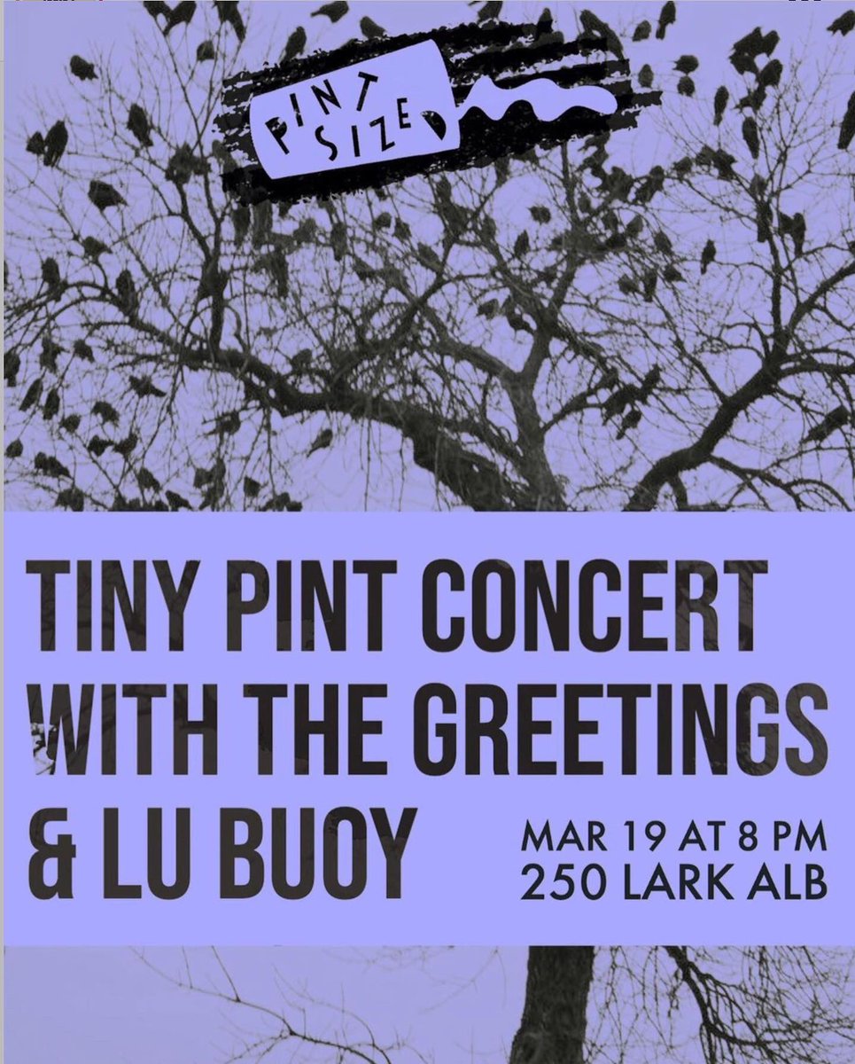 Playing a set down at @wearepintsized with <a href="/TheGreetingsNY/">The Greetings</a> tonight 8pm!