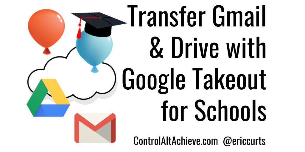 ericcurts's tweet photo. You can take it with you! Transfer your Gmail and Drive with Google Takeout for Schools https://t.co/fbgYtOUSUi #GSuiteEDU
#ControlAltAchieve https://t.co/rzDKS8MzQR