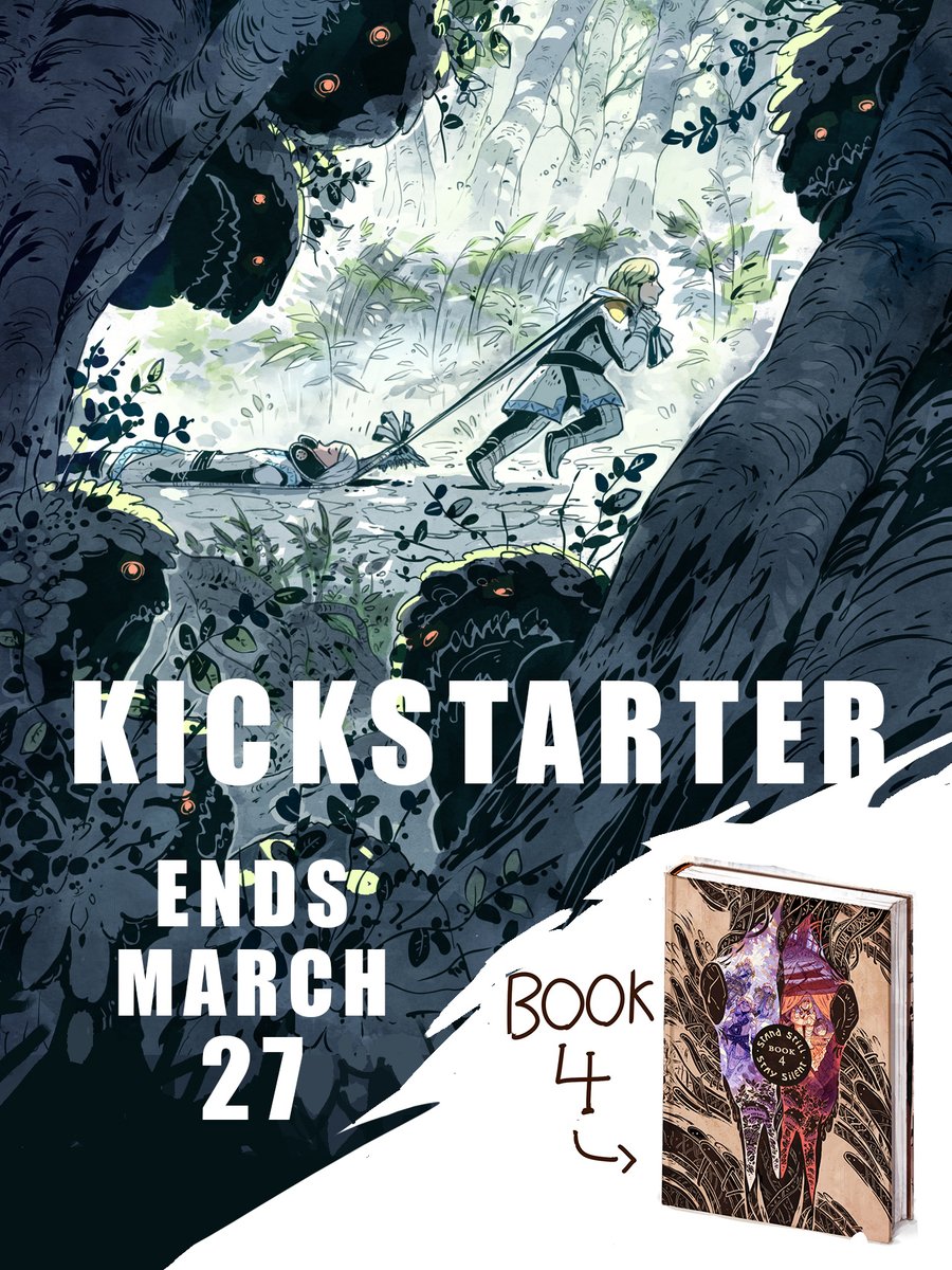 One week left of the "Stand Still. Stay Silent"-volume 4 Kickstarter:
kickstarter.com/projects/hivew…
~
(The Kickstarter is run and fulfilled by Hiveworks Comics, the publisher of SSSS)
