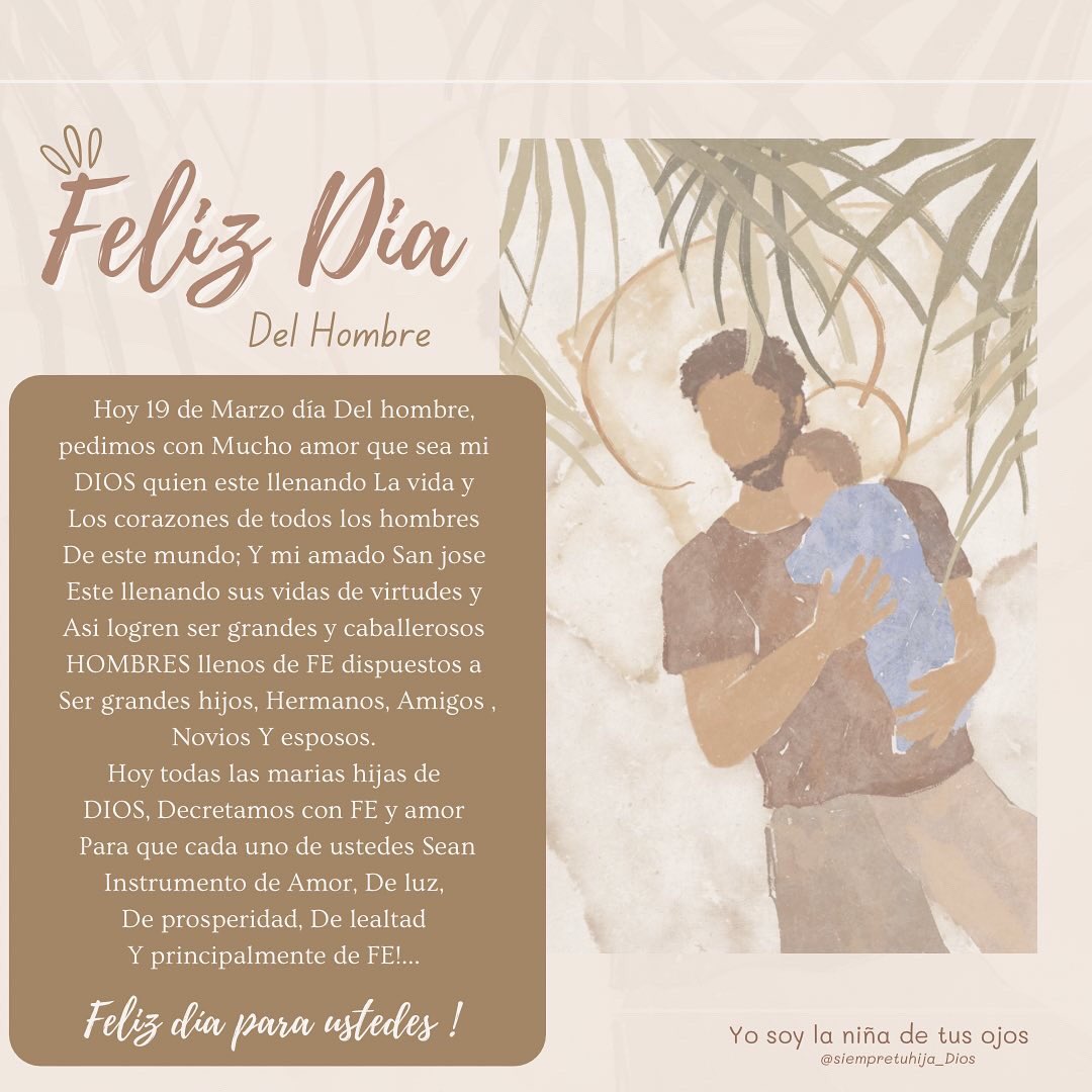siempretuhija's tweet image. 𝗙𝗘𝗟𝗜𝗭 𝗗𝗜́𝗔 𝗠𝗜 𝗔𝗠𝗔𝗗𝗢 𝗦𝗔𝗡 𝗝𝗢𝗦𝗘́♥️