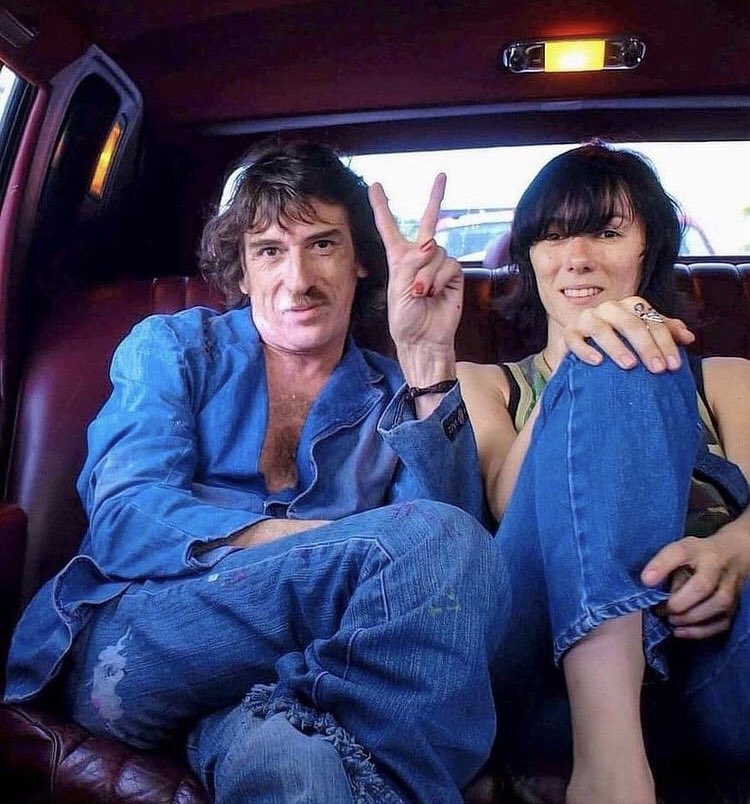 Charly Garcia y María Gabriela Epumer