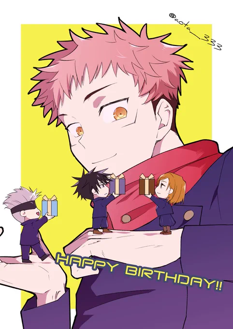 去年の再掲だけどゆじくんお誕生日おめでと～～～!!! 