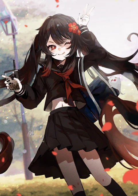 黒セーラーたおちゃん👻 